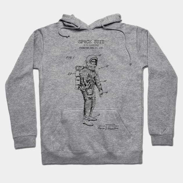 SPACE SUIT Hoodie by Dennson Creative